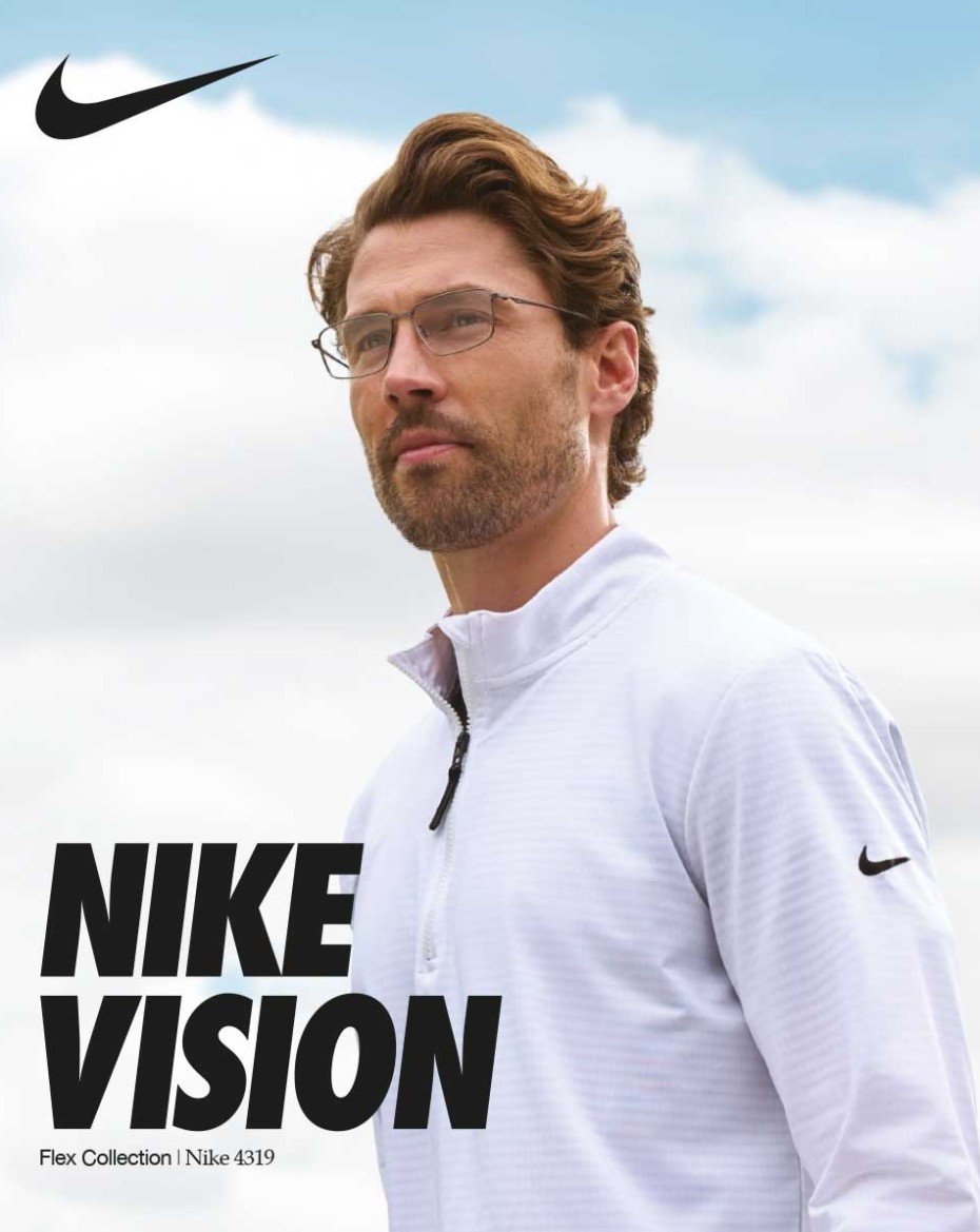 Nike: Mann mit Brille